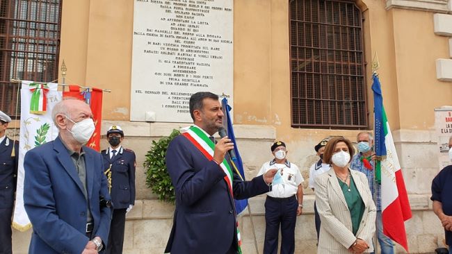 celebrazioni del 78^ anniversario della difesa del porto di bari